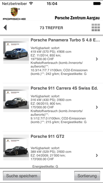 Porsche Zentrum Aargau screenshot 4