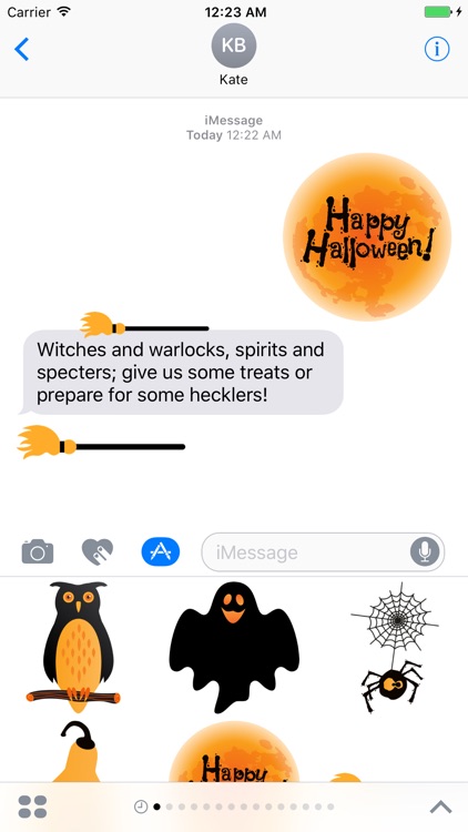 Crazy Halloween Sticker for iMessage #5