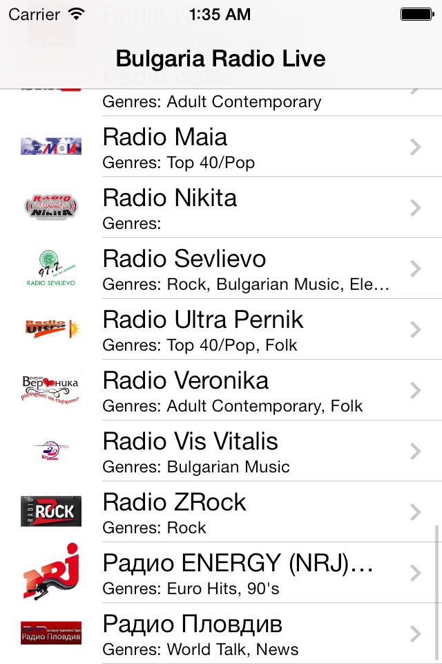 Bulgaria Radio Live Player (България радио / Bulgarian / български език) screenshot 2