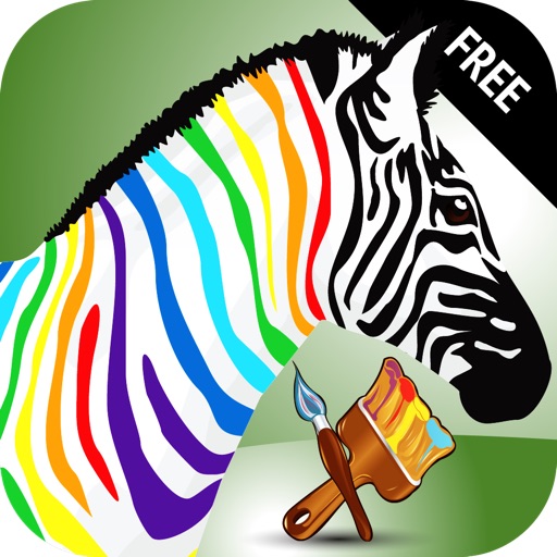 Paint My Little Zebra Icon