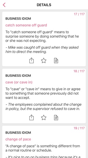 Business Legal idioms in English(圖2)-速報App