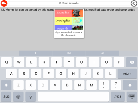 FingerID Password Memo - náhled