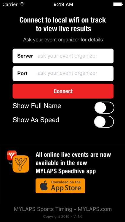 MYLAPS Live Timing Wifi