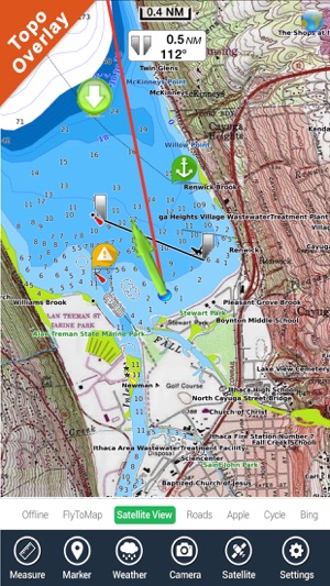 Candlewood Lake HD Connecticut GPS Map Navigator(圖1)-速報App