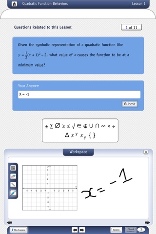 Explore Quadratic Functions screenshot 3