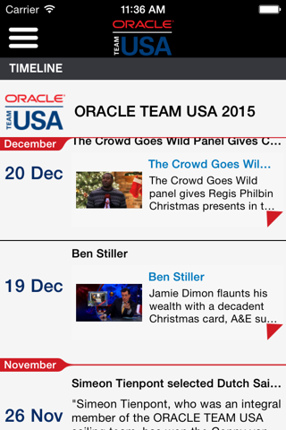 ORACLE TEAM USA APP screenshot 2