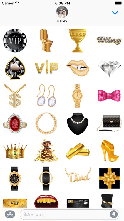 Bling Stickers for iMessage