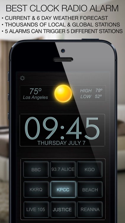 Best Clock Radio Alarm f screenshot-0
