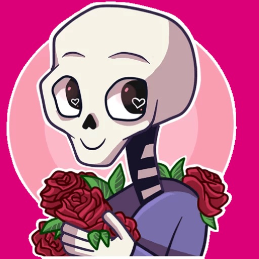 Grim in Love - Stickers for iMessage icon