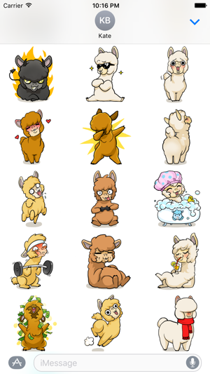 Fluffy Alpacas Stickers(圖3)-速報App