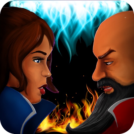 War of Sorcerer magic spellcraft puzzle - A dark summoner battle of wands and hearts, witchcraft edition Icon