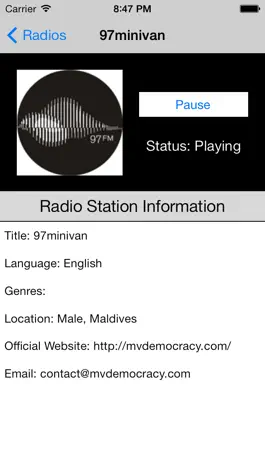 Game screenshot Maldives Radio Live Player (Malé/Maldivian/Dhivehi apk