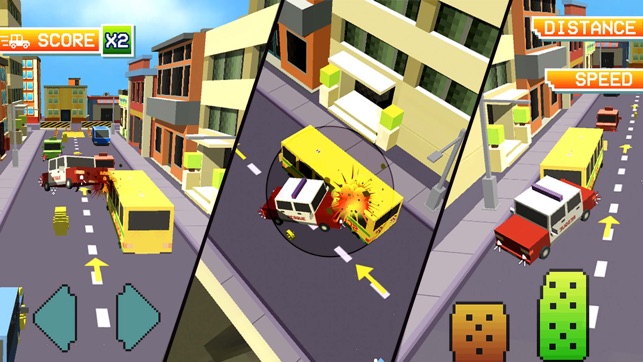 Blocky Car Parking & Driving Sim Simulator 2016(圖4)-速報App