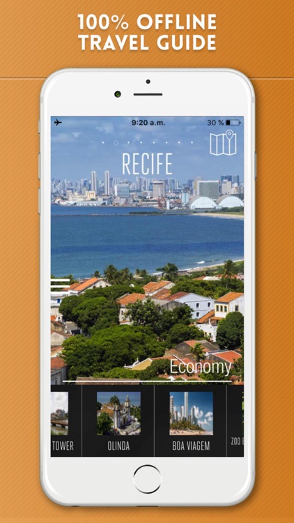 Recife Travel Guide and Offline City Map