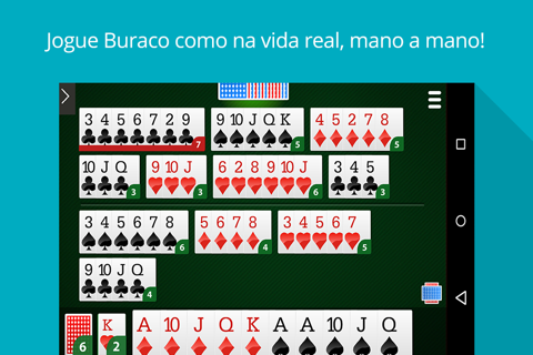 Buraco Mano a Mano screenshot 4