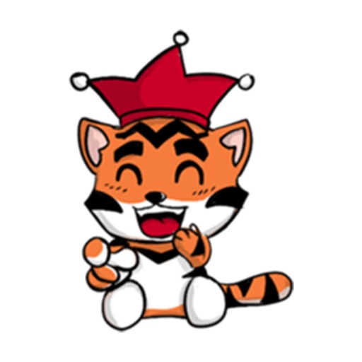 Tiger Clown Sticker icon