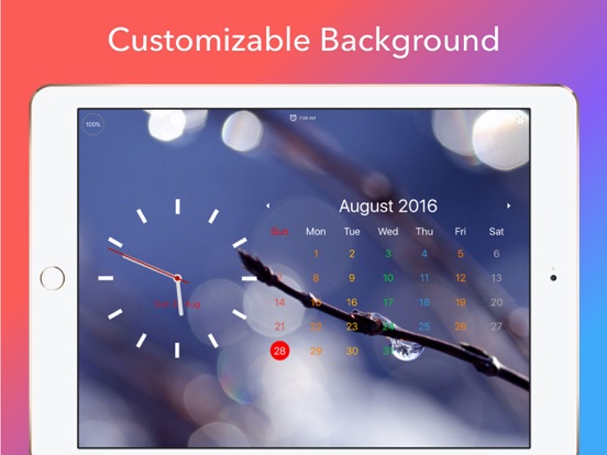 FaceClock Calendar screenshot 2