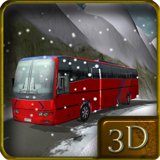 Snow Bus Driving – Transport coach drive simulator Icon
