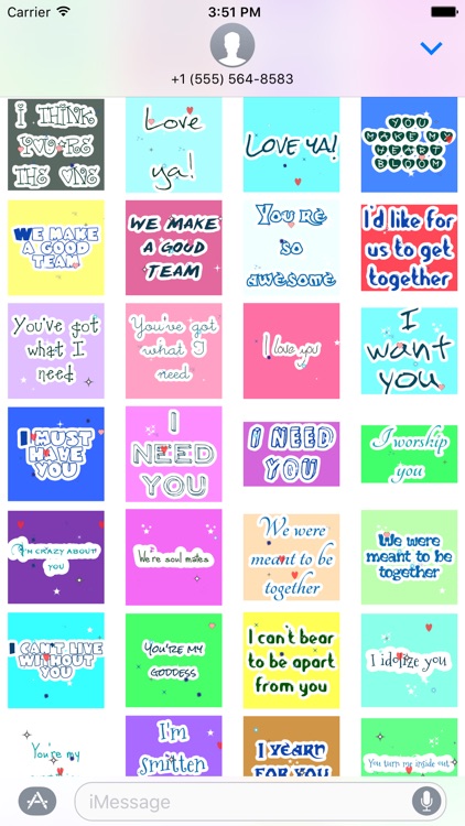 Animated Love Message Gif Stickers