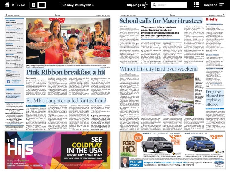 Wanganui Chronicle e-Edition