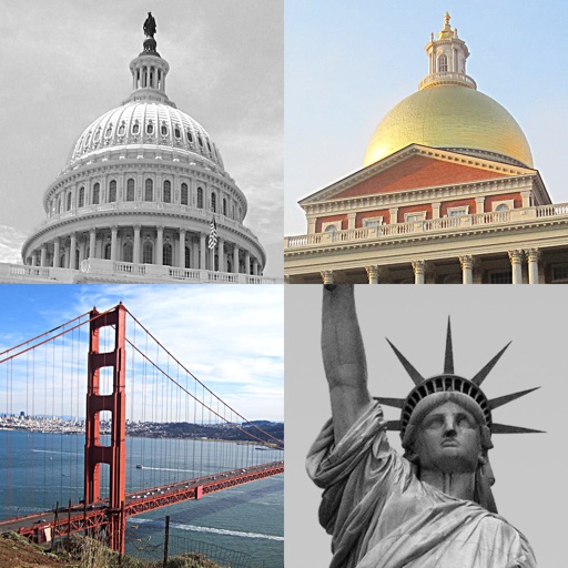 US Cities and State Capitol Buildings Quiz iOS App