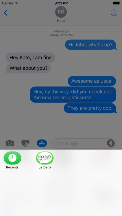 Le Derp Stickers for iMessage