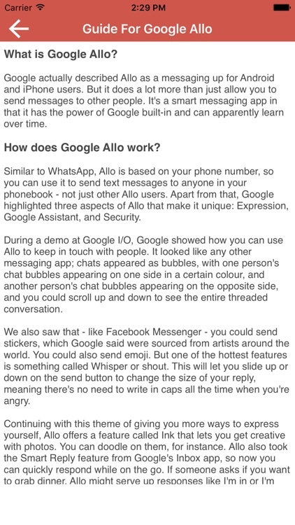 Guide For Google Allo - Latest Guide