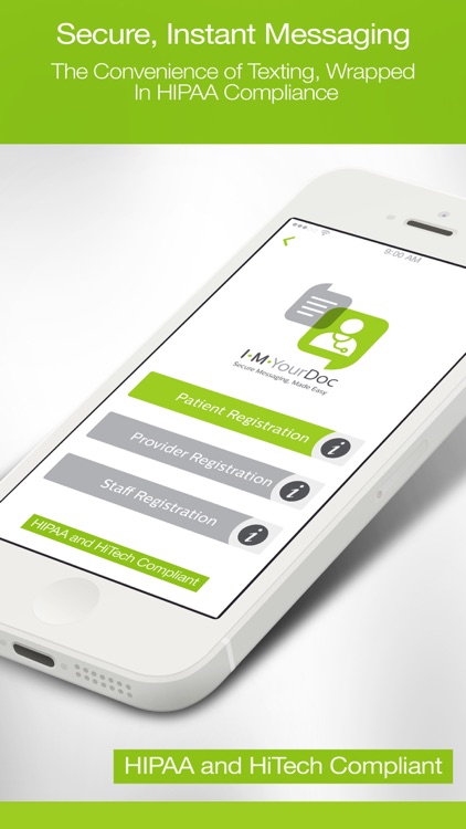 IM Your Doc (HIPAA Compliant) Secure Messenger
