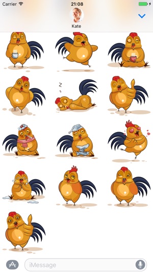 Cock - Stickers for iMessage(圖2)-速報App