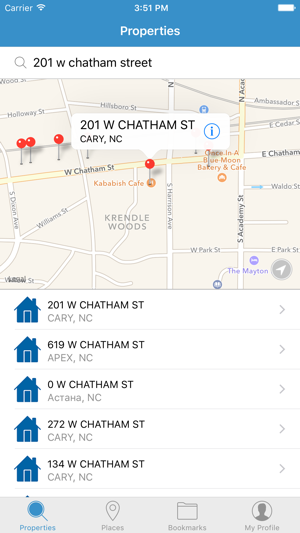 Cary Property - Real estate information