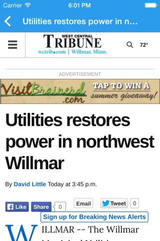 West Central Tribune Now screenshot 3