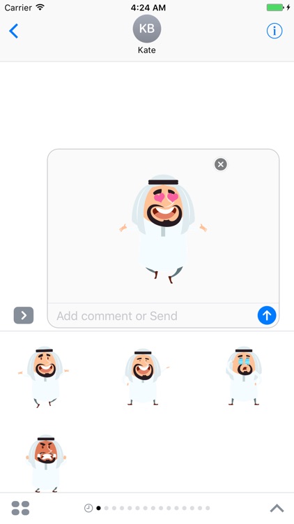 Funny Arab Animated Stickers