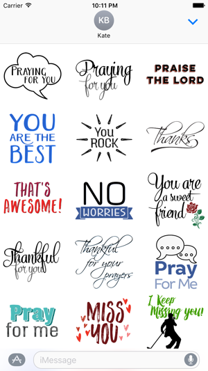 Christian Encouragement Stickers