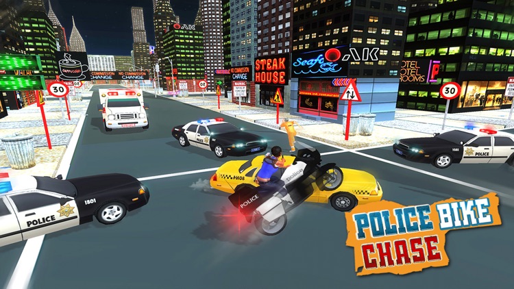 Crime City Stunt Police Bike