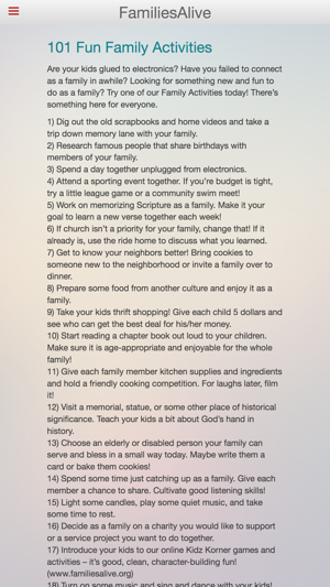 FamiliesAlive | fun & meaningful family devotions(圖5)-速報App