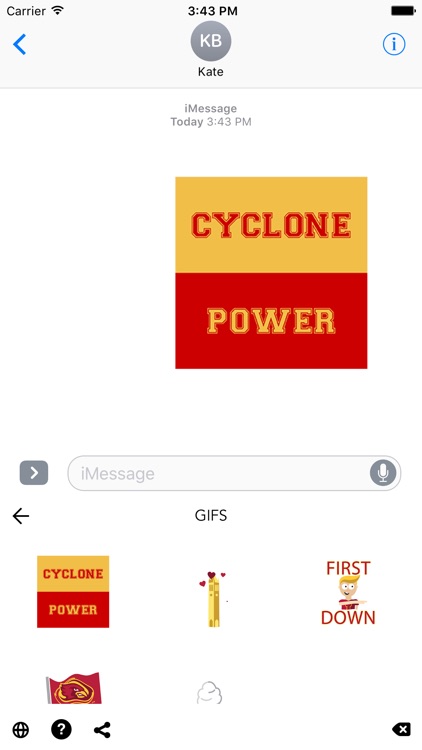 Iowa State Emojis screenshot-3