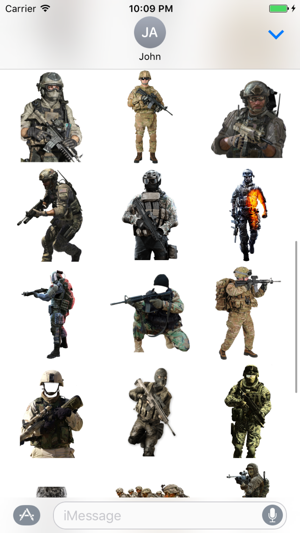 Soldier Stickers