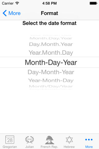 Calendar Converter screenshot 3
