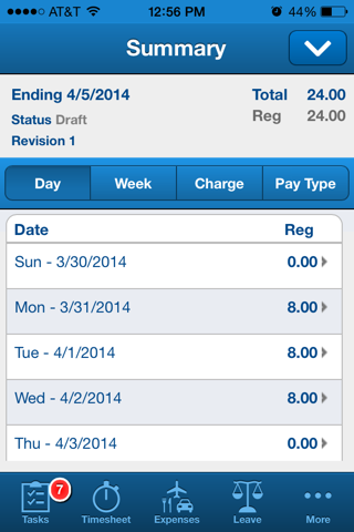 GovCon Time & Expense screenshot 3