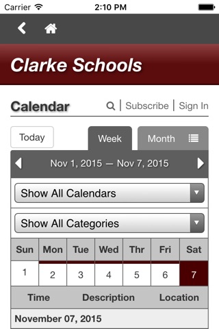 Clarke Schools screenshot 2