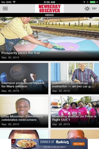 The Newberry Observer screenshot 2