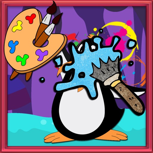 Coloring Pages Penguin Version iOS App