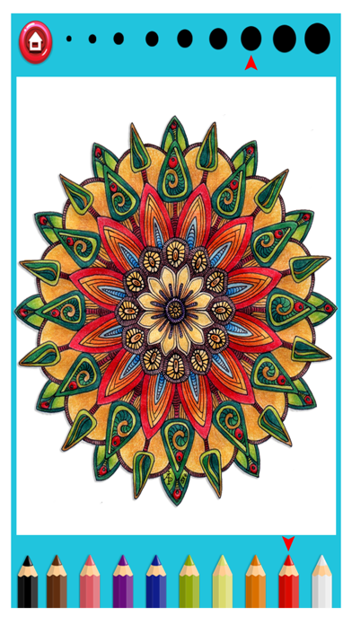 How to cancel & delete Mandala Coloring for Adults - Adults Coloring Book from iphone & ipad 3