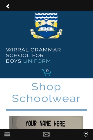 Wirral Grammar Boys Uniforms screenshot 3