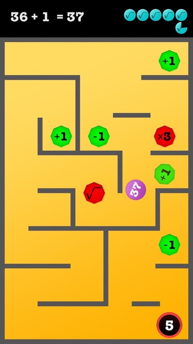 Square Root Marbles Screenshot 2