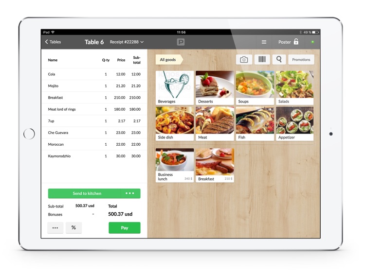 Poster POS — Tablet Point of Sale and Inventory