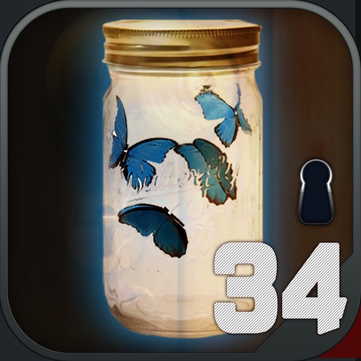 Room escape : blue butterfly 34 icon