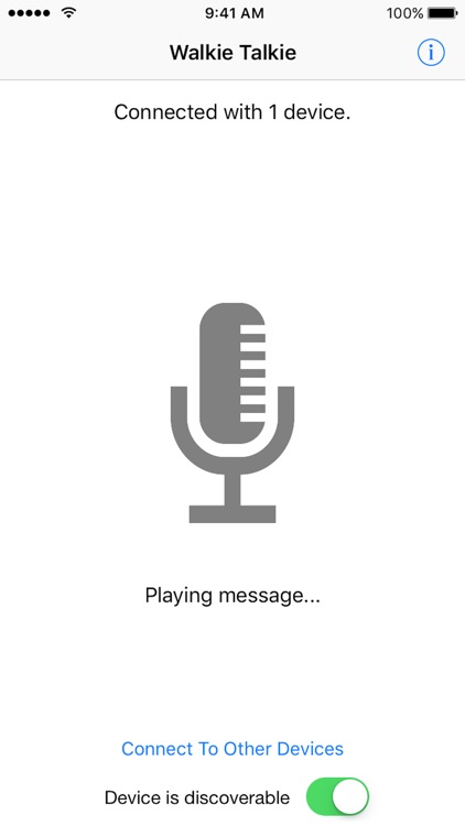 Walkie Talkie - Peer-To-Peer, No Internet Required