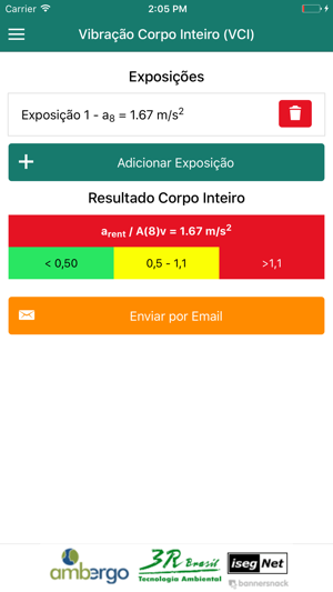 VibAdVisor WBV (VCI) - Vibração no Corpo Inteiro(圖4)-速報App