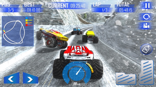 Winter Monster Truck Racing Rally 2017: Auto Race(圖4)-速報App